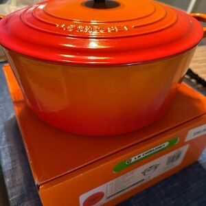 Le Creuset Orange Cookware for Stylish Kitchen